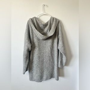 Chunky gray cardigan